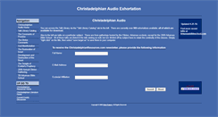 Desktop Screenshot of exhortation.christadelphianresources.com